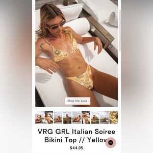 VRG GRL Italian soirée bikini, NWT